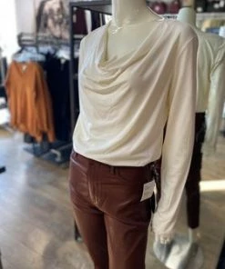 Weekly New Arrivals MODO L/S Draped Neck Bodysuit