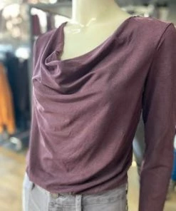 Weekly New Arrivals MODO L/S Draped Neck Bodysuit