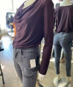 Weekly New Arrivals MODO L/S Draped Neck Bodysuit