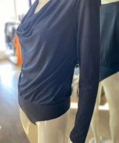 Weekly New Arrivals MODO L/S Draped Neck Bodysuit