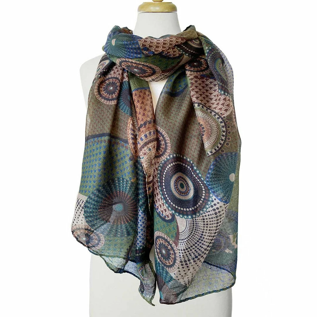 One Tooth Sarnia Multi Colored Scarves Accessories 2 One Tooth Sarnia Multi Colored Scarves Accessories