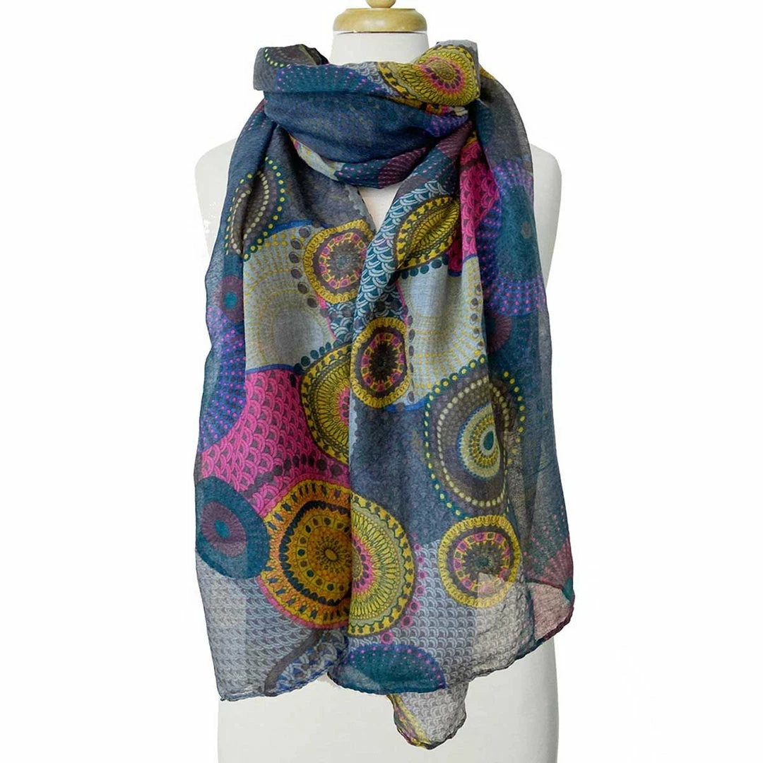 One Tooth Sarnia Multi Colored Scarves Accessories 4 One Tooth Sarnia Multi Colored Scarves Accessories