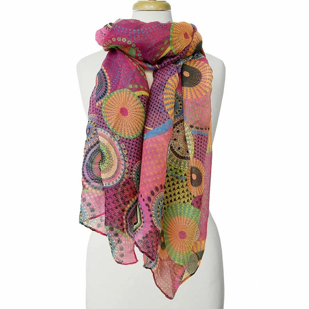 One Tooth Sarnia Multi Colored Scarves Accessories 1 One Tooth Sarnia Multi Colored Scarves Accessories