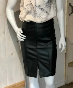 One Tooth Sarnia Women's BISHOP & YOUNG Vegan Leather Pencil Skirt